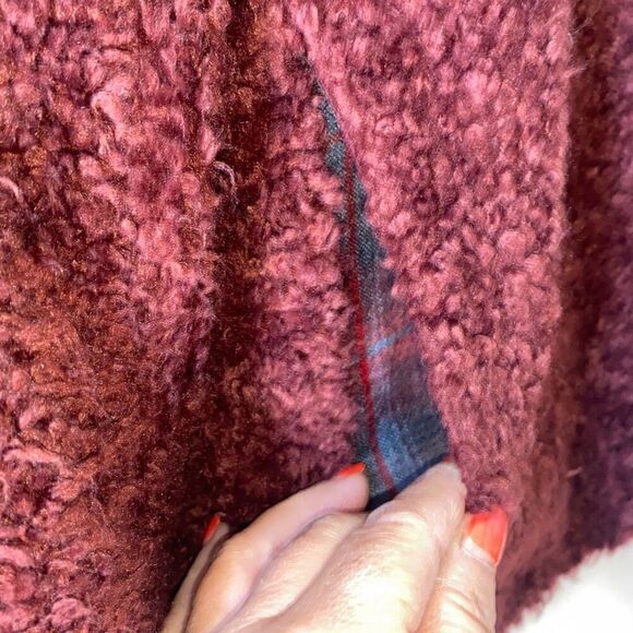 Pendleton wool blend Zip up Teddy Sherpa jacket size small - Picture 5 of 10